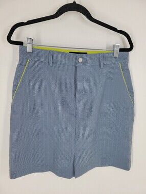 Lohla Sport Women's Golf Mini Skort Blue White Patterned Size 6